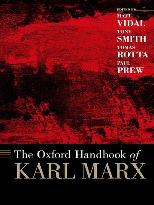 cover image of The Oxford Handbook of Karl Marx